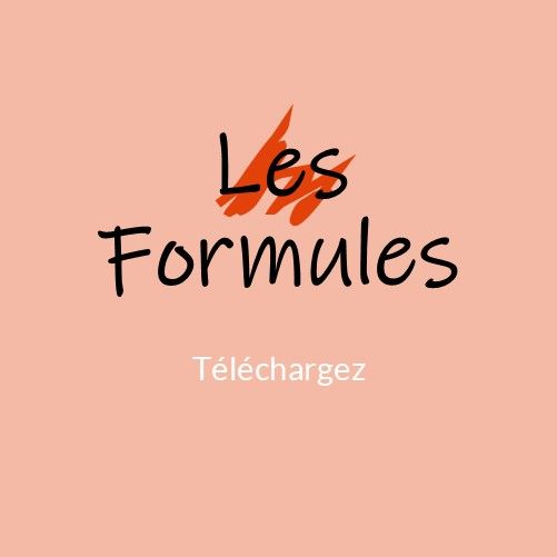Les formules de Mon Mentor A Moi