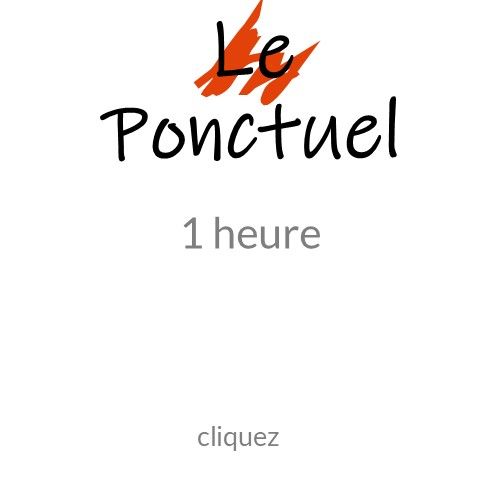 La formule sur 1 heure en individuel